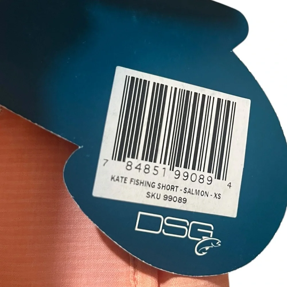 DSG‎ NWT Kate Fishing Shorts Size XS Salmon